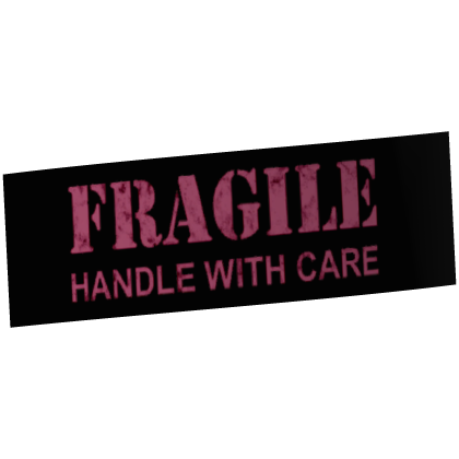 Fragile Face Tape - Pink