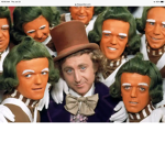 Oompa Loompa and the chocolate factory