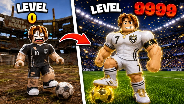 Soccer Champion Simulator official Roblox experience artwork