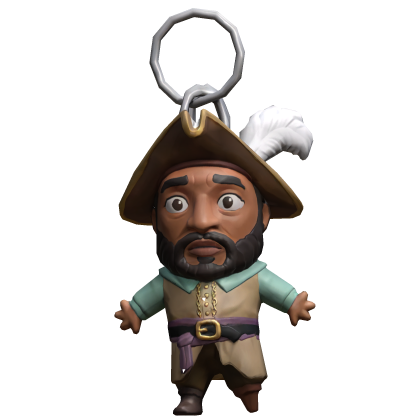 Clark In Pirate Costume Backrooms Keychain