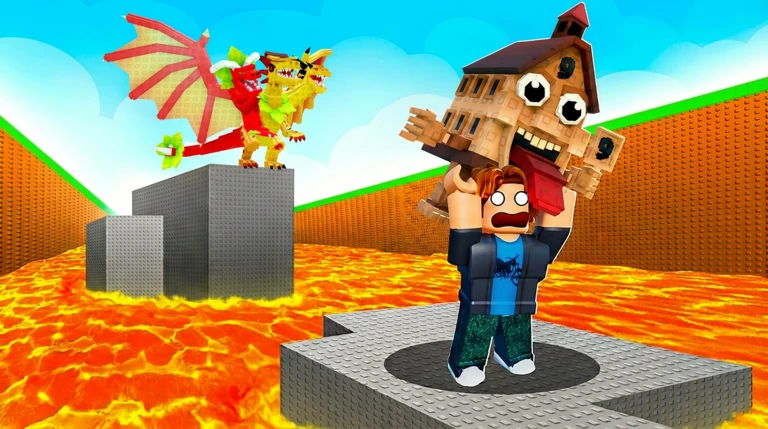 [💤] Survive LAVA for Brainrots!