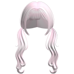 Light Pink Kawaii Pigtails