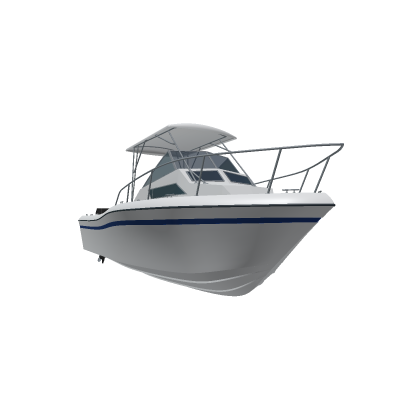 Grad White Boat
