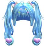 kawaii silly pigtails