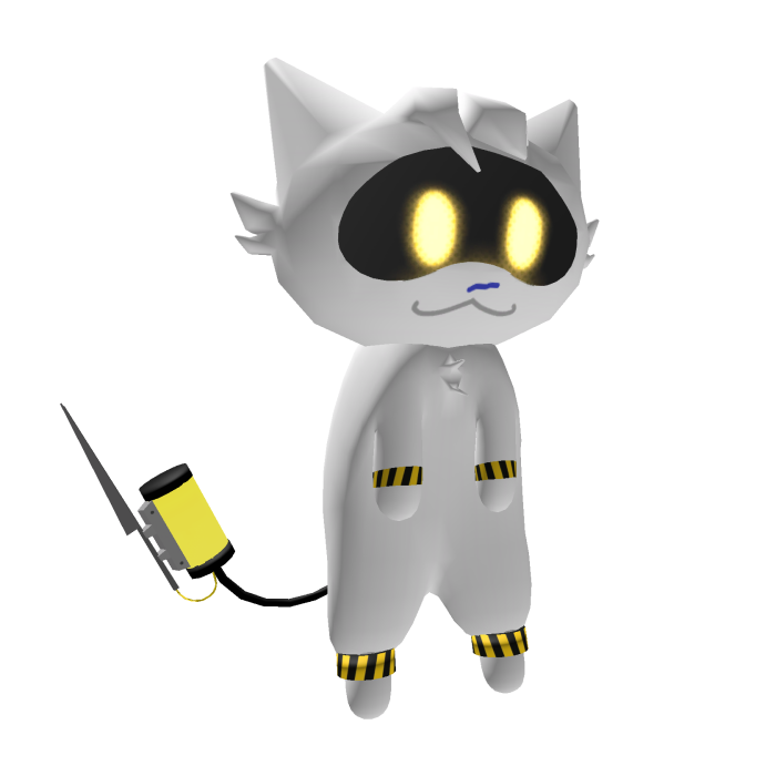 [Murder drones] Cat N plushie - Back