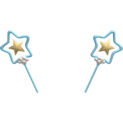 Cyan Blue Star Diwali Sparkler Headband (Addon)