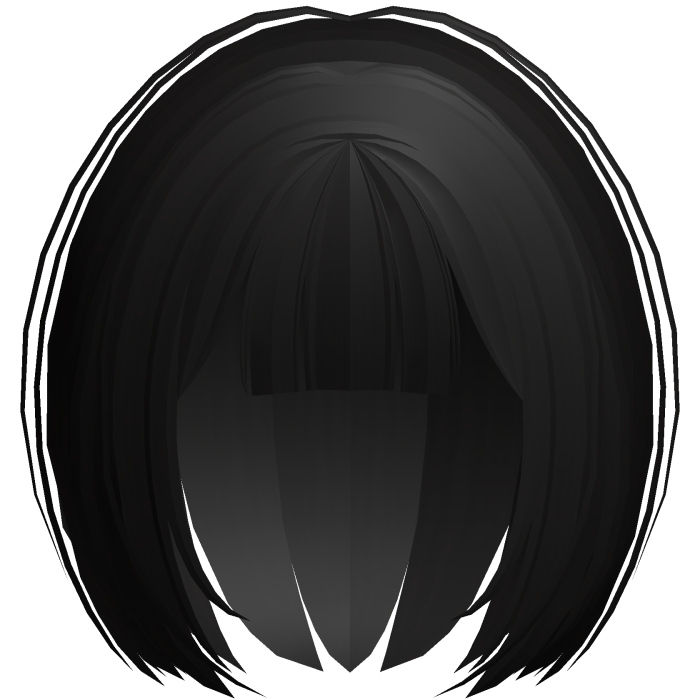 black sweet kawaii anime bob