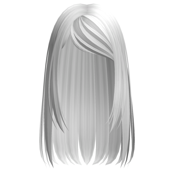 Cute Framing Dainty Hair (White)