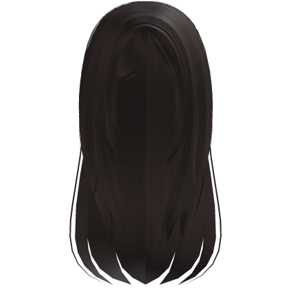 ʚ♡ɞ Straight Hair /w Bangs In Dark Brown