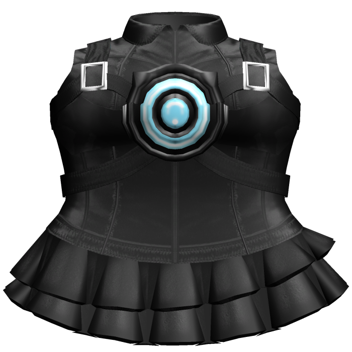 Cute Tracer Ruffled Dress in Black