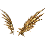 Gold Ethereal Wings