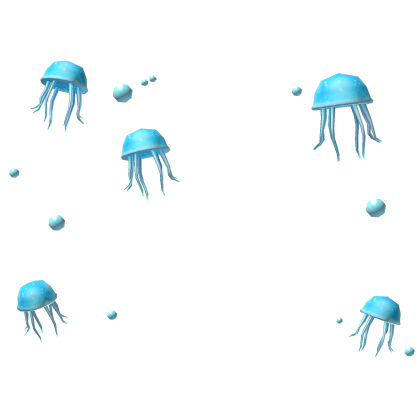 Cyan Jellyfish Aura Roblox item