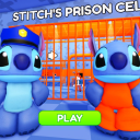 STITCH POLICE VS PRISONER PRISON RUN! (Obby)