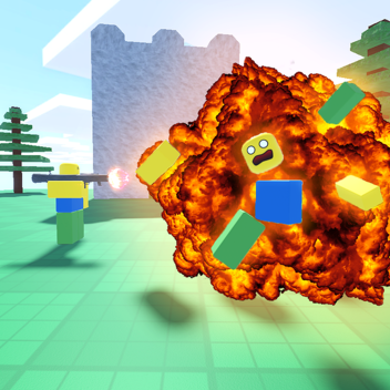 shoot a rocket launcher at people simulator.