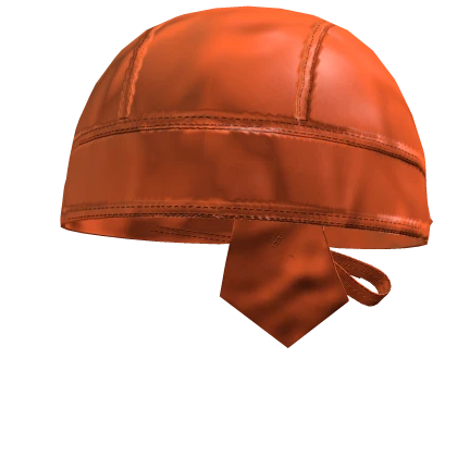 Y2K Streetwear Leather Scarf In Orange | Roblox Item - Rolimon's