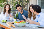 Jantar com amigos