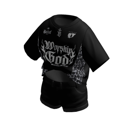 Stuck T Shirt w Short pants thumbnail