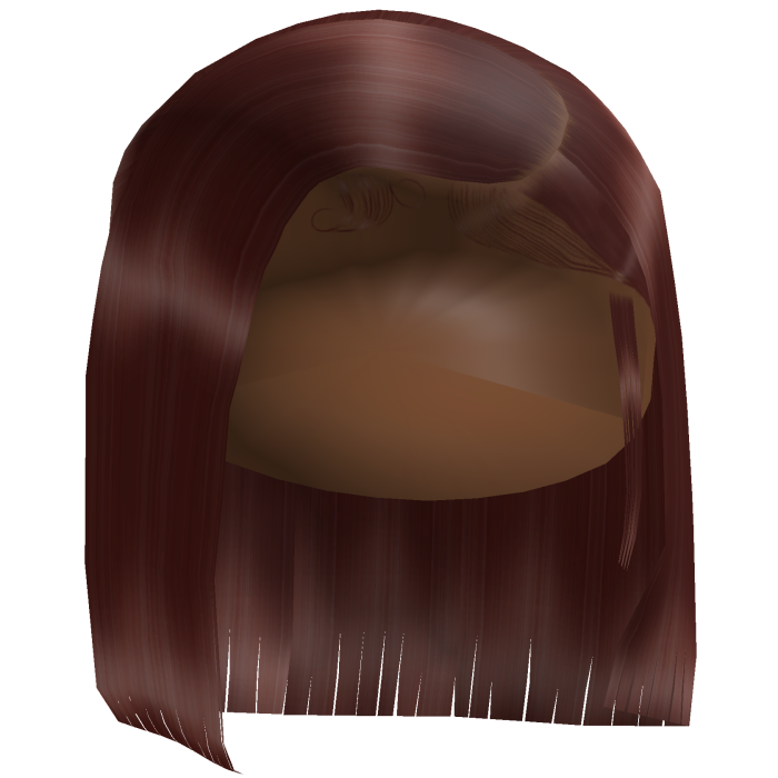 𝓭 Straight Side Part Bob (Red)