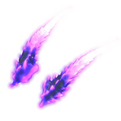 Glowing Demon Horns (Emissive) - Purple