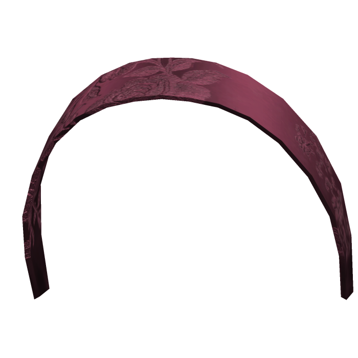 sleek headband (floral purple/mauve)