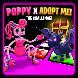 IMPOSSIBLE Adopt Me X Poppy Glass Bridge