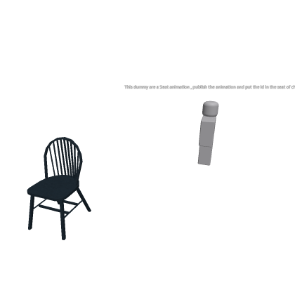 Modern Black Chair - By santibe