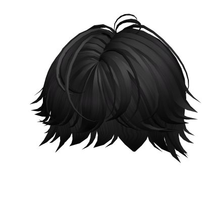Boy Anime Hair (Black) Roblox item