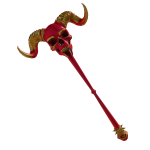 Skullbound Staff Of Crimson Lunar [PBR]