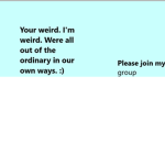 Out of the ordinary