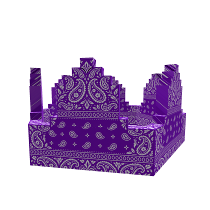[ADD-ON] Purple Bandana Crown Roblox item
