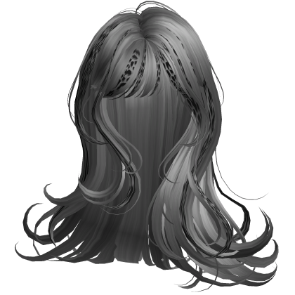 Silky Long Angelic Swirly Hair (Black Leopard)
