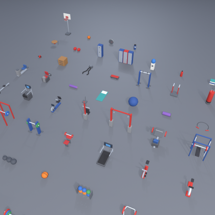 Low Poly Gym Sports Equipment Fitness x60 preview 5