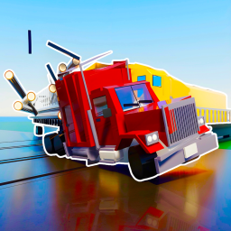 Trains Vs Cars and Trucks 🚅 💥 🚗 icon