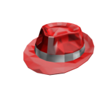 Red Sparkle Time Fedora Clothing's