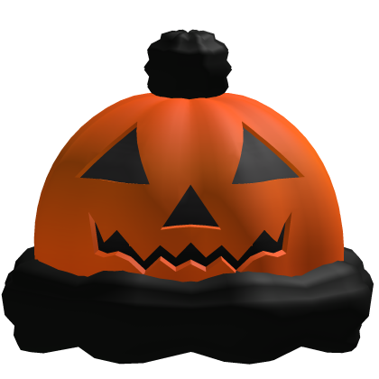 Pumpkin Halloween Beanie Roblox item