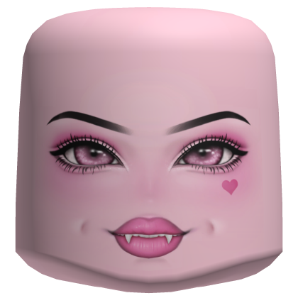 Cute Pink Vamp Dimple Makeup