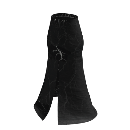 Black Lightning Vein Flared Pants [PBR]
