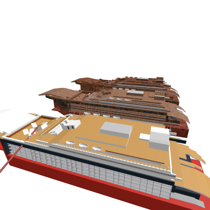 Mini Titanic Stern Wreck 