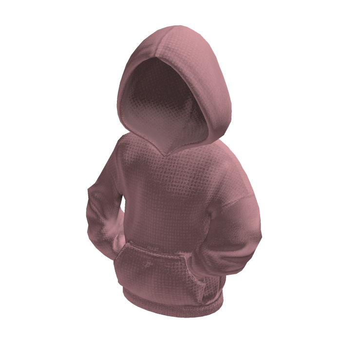 Week Day Cloudy Hooded Hoodie PINK