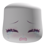 cutesy cry face