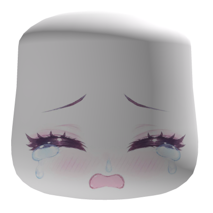 cutesy cry face
