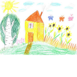 the little house and the house