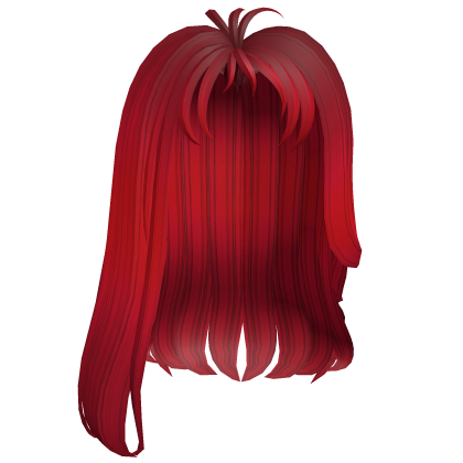 Korean Side Hairstyle Red Hair thumbnail