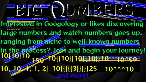 Big Numbers