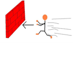The run into the wall club