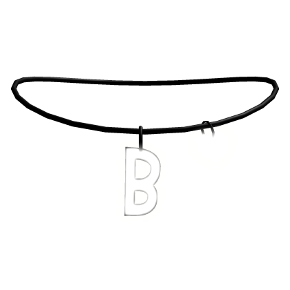 [EMISSIVE] Glowing Initial Necklace (B)