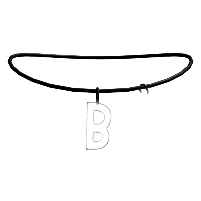 [EMISSIVE] Glowing Initial Necklace (B)