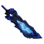 Glowing Blue Sword of Spirits