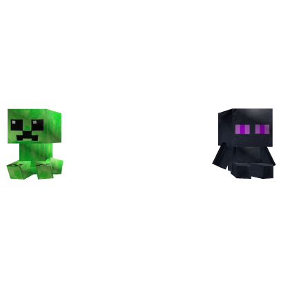Mini Creepy and Enderman Roblox catalog item