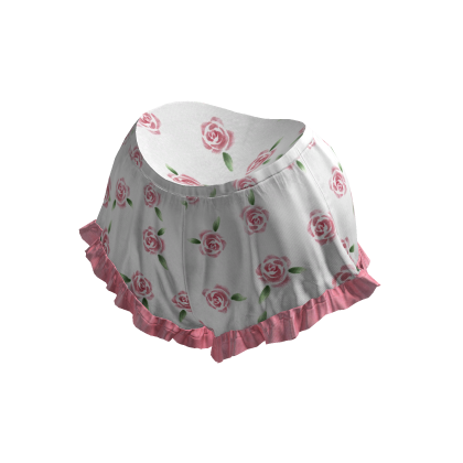 BB Floral Ruffled Shorts Coquette Girl thumbnail